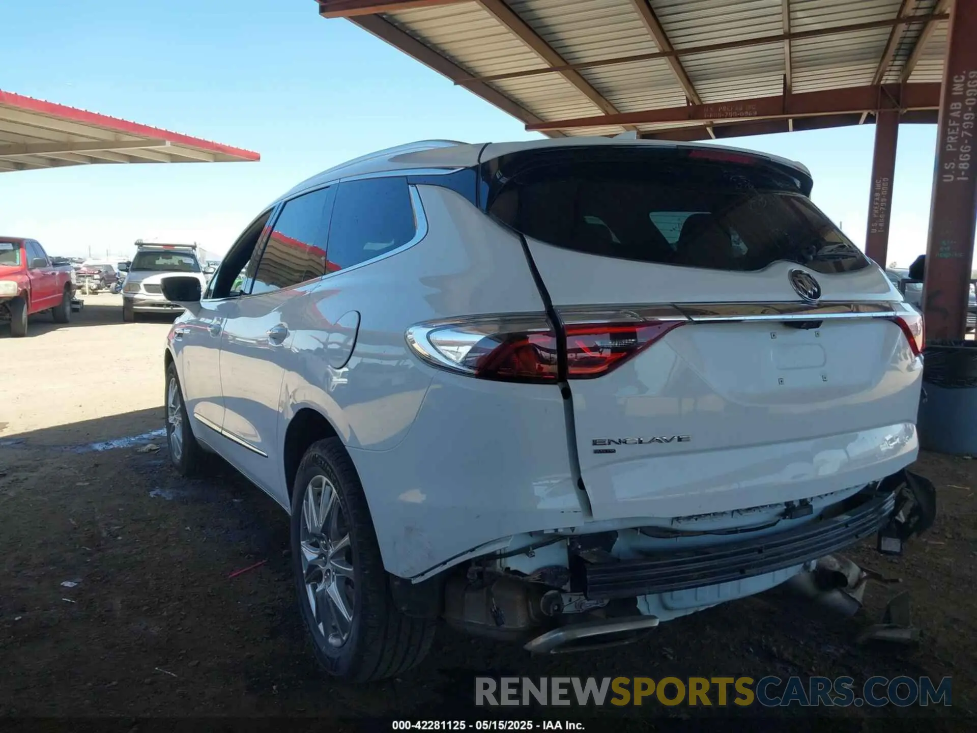 3 Фотография поврежденного автомобиля 5GAEVBKW5NJ125423 BUICK ENCLAVE 2022