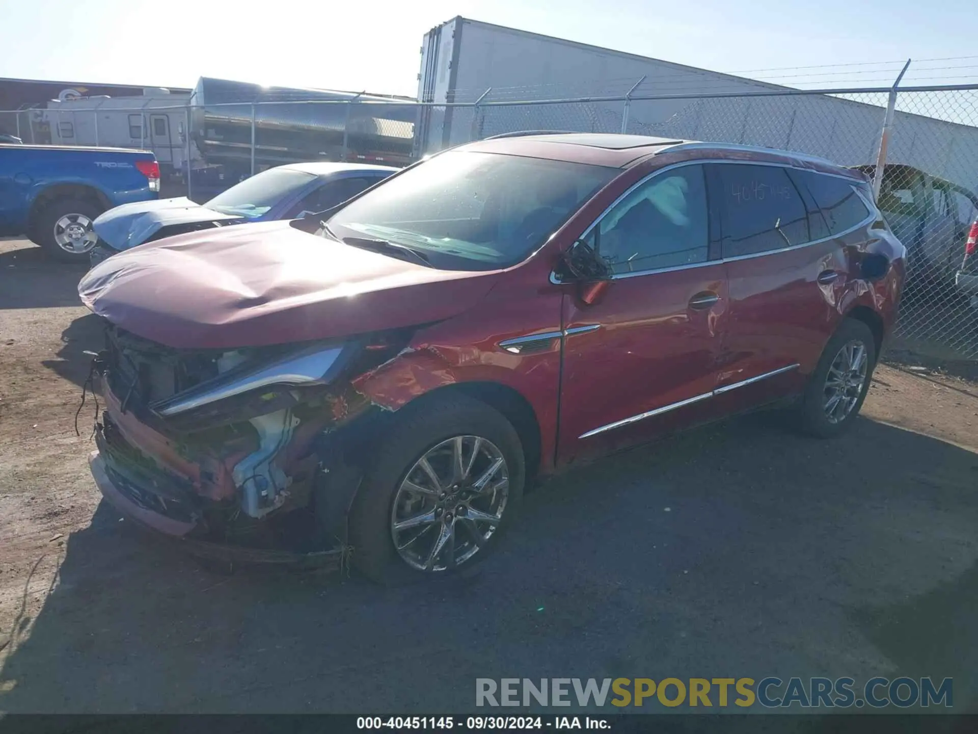 2 Фотография поврежденного автомобиля 5GAEVAKW5PJ227754 BUICK ENCLAVE 2023