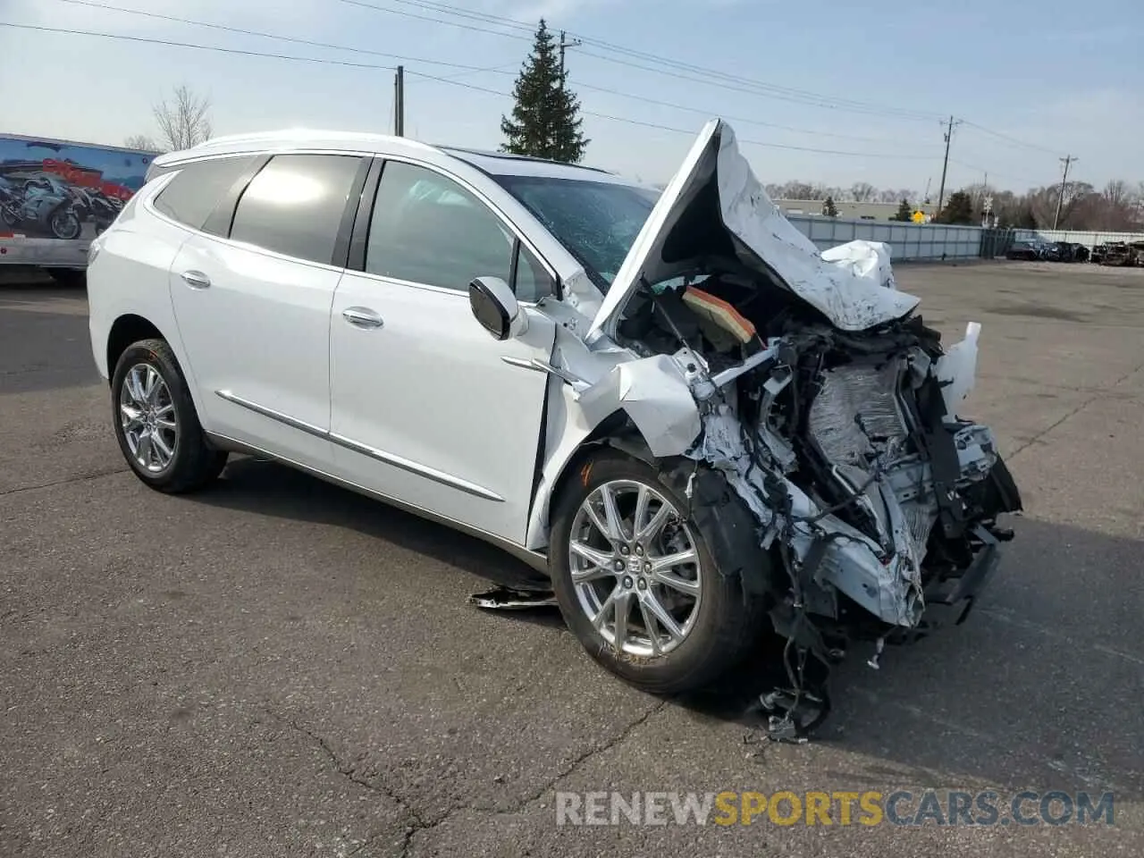 4 Фотография поврежденного автомобиля 5GAEVBKW1PJ187386 BUICK ENCLAVE 2023