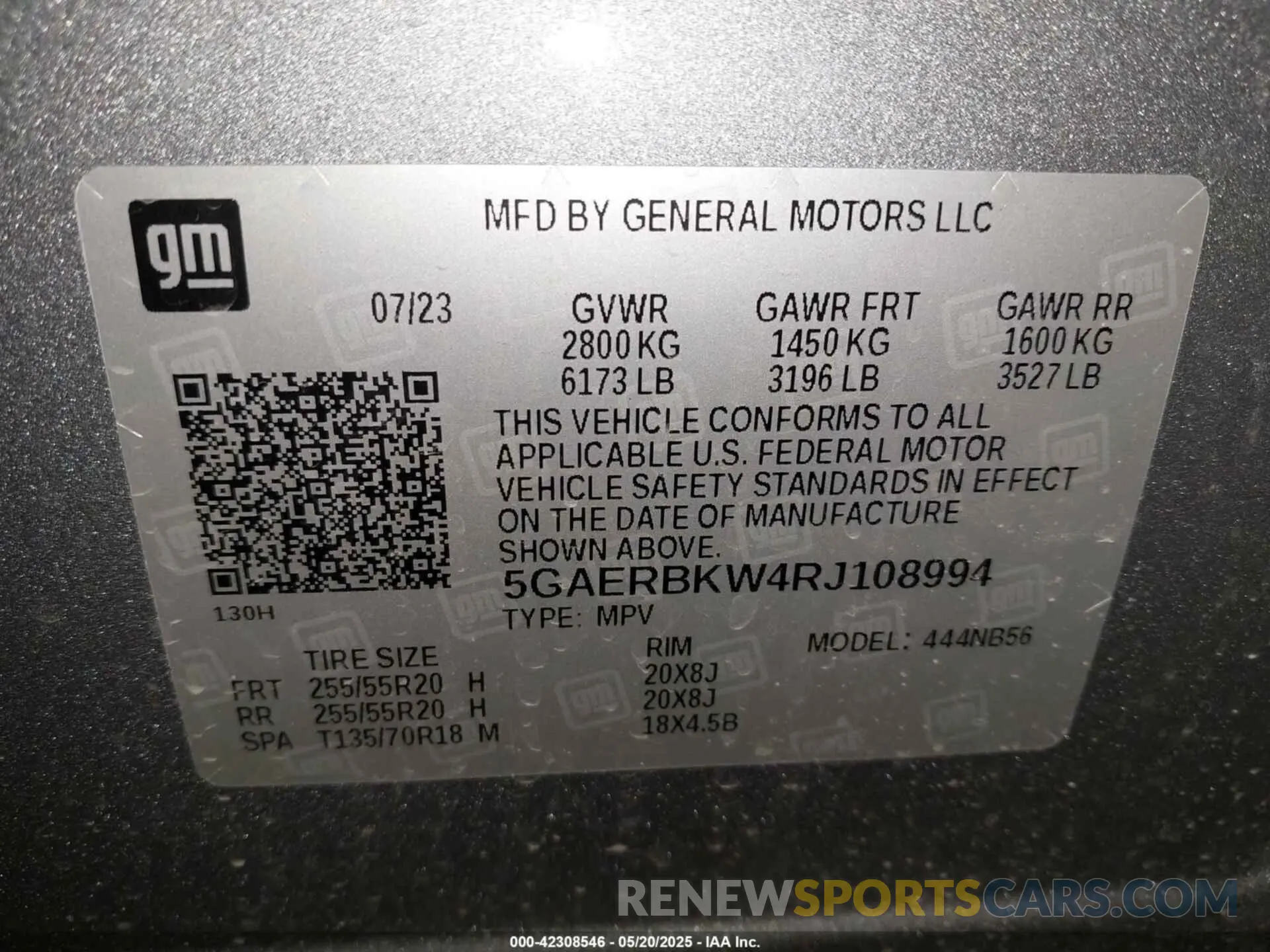 9 Photograph of a damaged car 5GAERBKW4RJ108994 BUICK ENCLAVE 2024