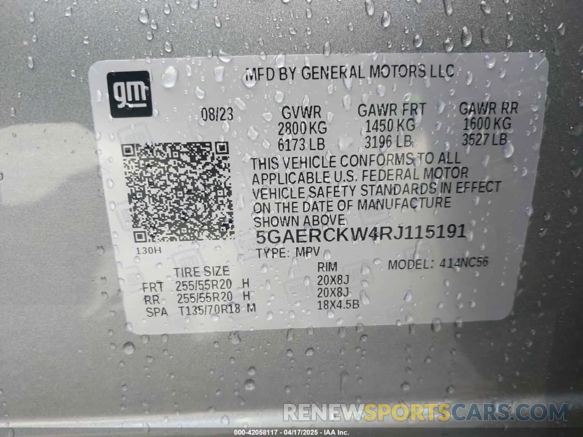 9 Фотография поврежденного автомобиля 5GAERCKW4RJ115191 BUICK ENCLAVE 2024