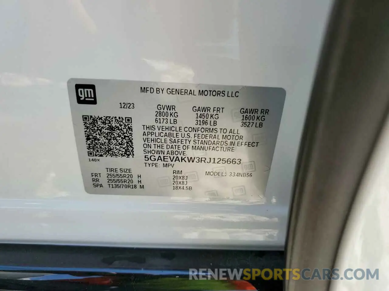 12 Фотография поврежденного автомобиля 5GAEVAKW3RJ125663 BUICK ENCLAVE 2024