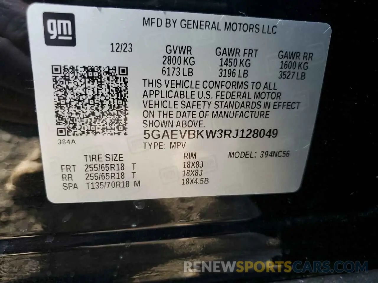 13 Фотография поврежденного автомобиля 5GAEVBKW3RJ128049 BUICK ENCLAVE 2024