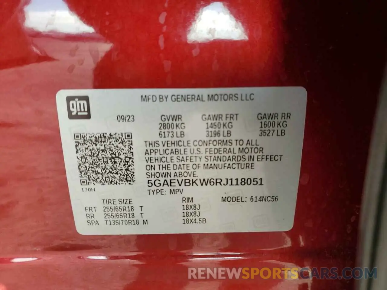 14 Фотография поврежденного автомобиля 5GAEVBKW6RJ118051 BUICK ENCLAVE 2024