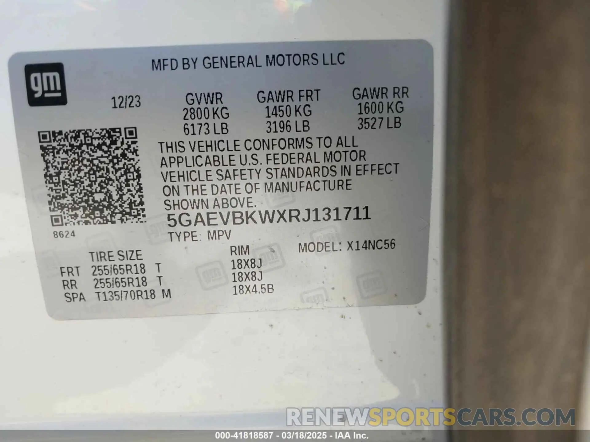 9 Фотография поврежденного автомобиля 5GAEVBKWXRJ131711 BUICK ENCLAVE 2024
