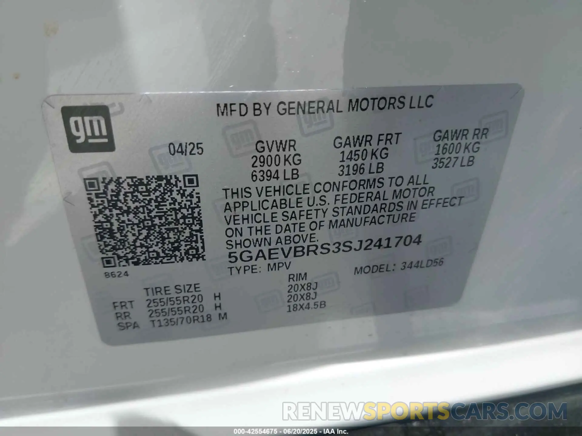 9 Photograph of a damaged car 5GAEVBRS3SJ241704 BUICK ENCLAVE 2025