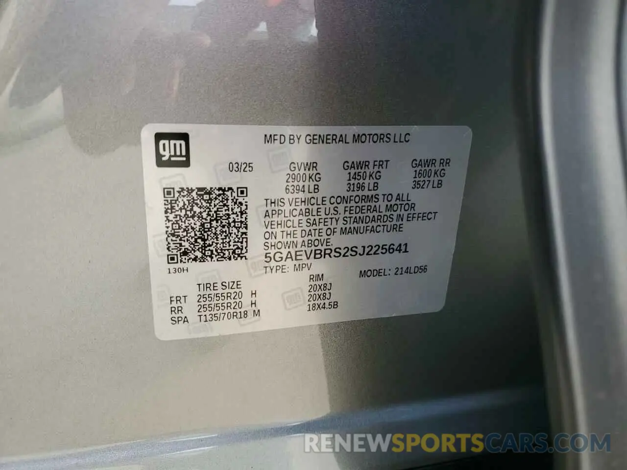 13 Фотография поврежденного автомобиля 5GAEVBRS2SJ225641 BUICK ENCLAVE SP 2025