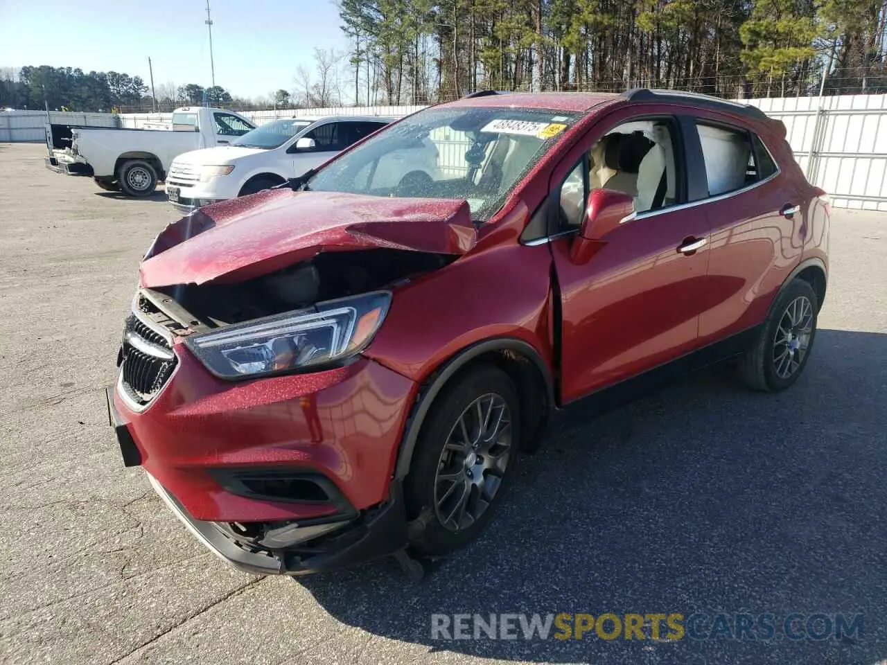 1 Фотография поврежденного автомобиля KL4CJ1SB2KB764657 BUICK ENCORE 2019