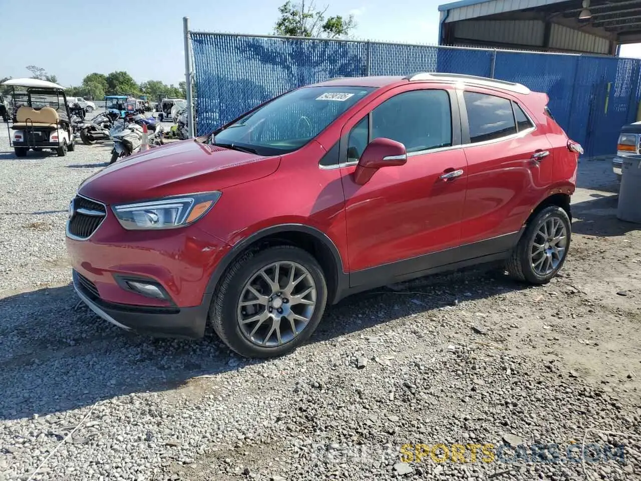 1 Photograph of a damaged car KL4CJ1SB3KB876822 BUICK ENCORE 2019