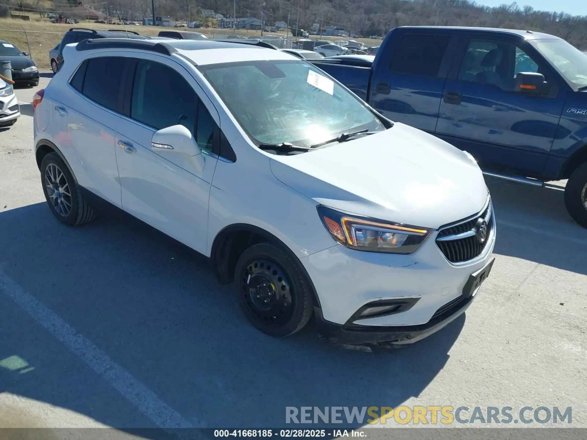 1 Photograph of a damaged car KL4CJ1SB7KB785150 BUICK ENCORE 2019