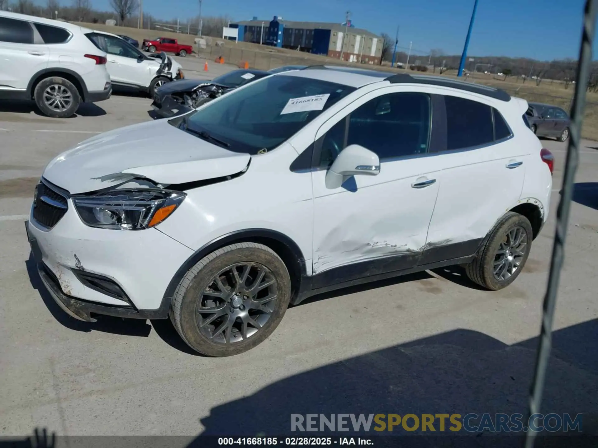 14 Photograph of a damaged car KL4CJ1SB7KB785150 BUICK ENCORE 2019