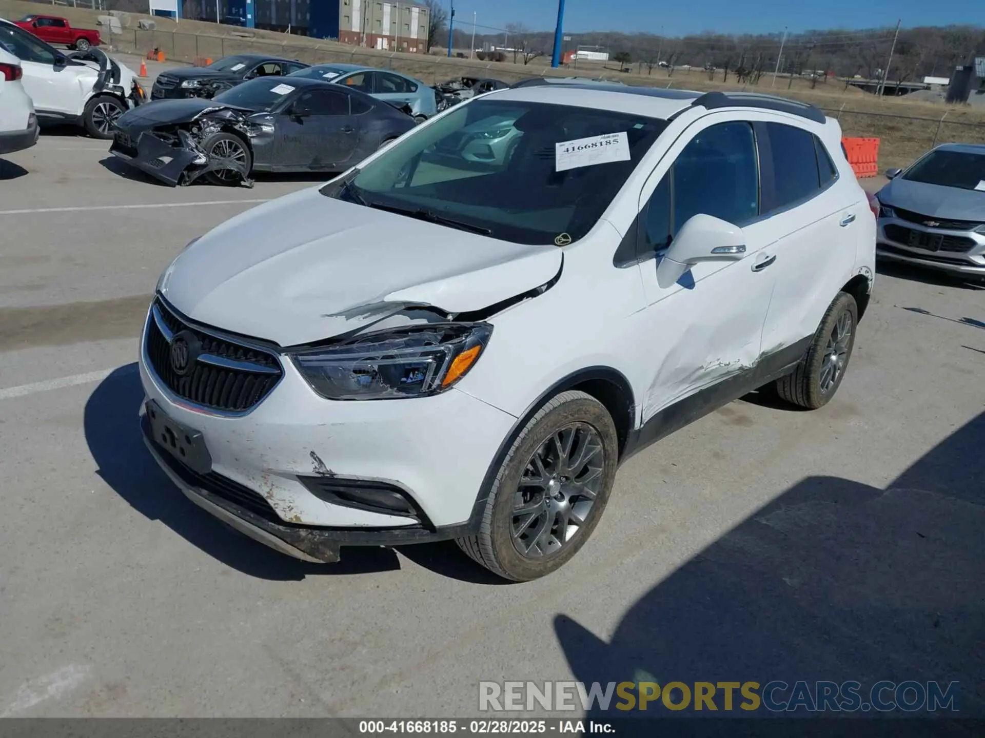 2 Photograph of a damaged car KL4CJ1SB7KB785150 BUICK ENCORE 2019