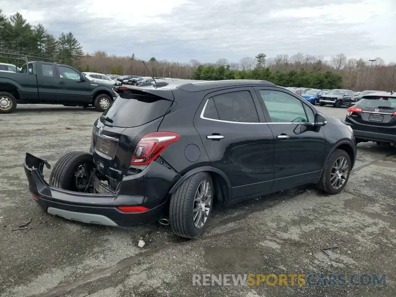 3 Фотография поврежденного автомобиля KL4CJ2SB6KB828852 BUICK ENCORE 2019
