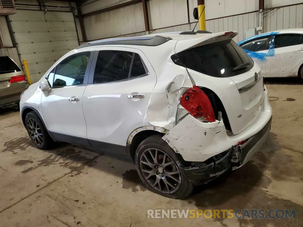 2 Фотография поврежденного автомобиля KL4CJ2SM7KB701187 BUICK ENCORE 2019