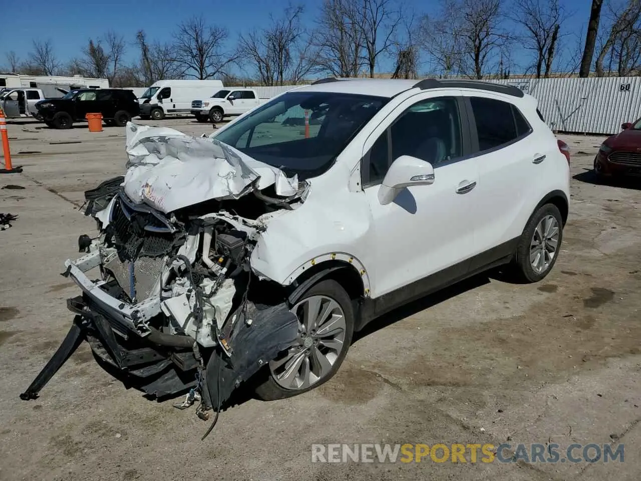 1 Фотография поврежденного автомобиля KL4CJASB0KB704151 BUICK ENCORE 2019
