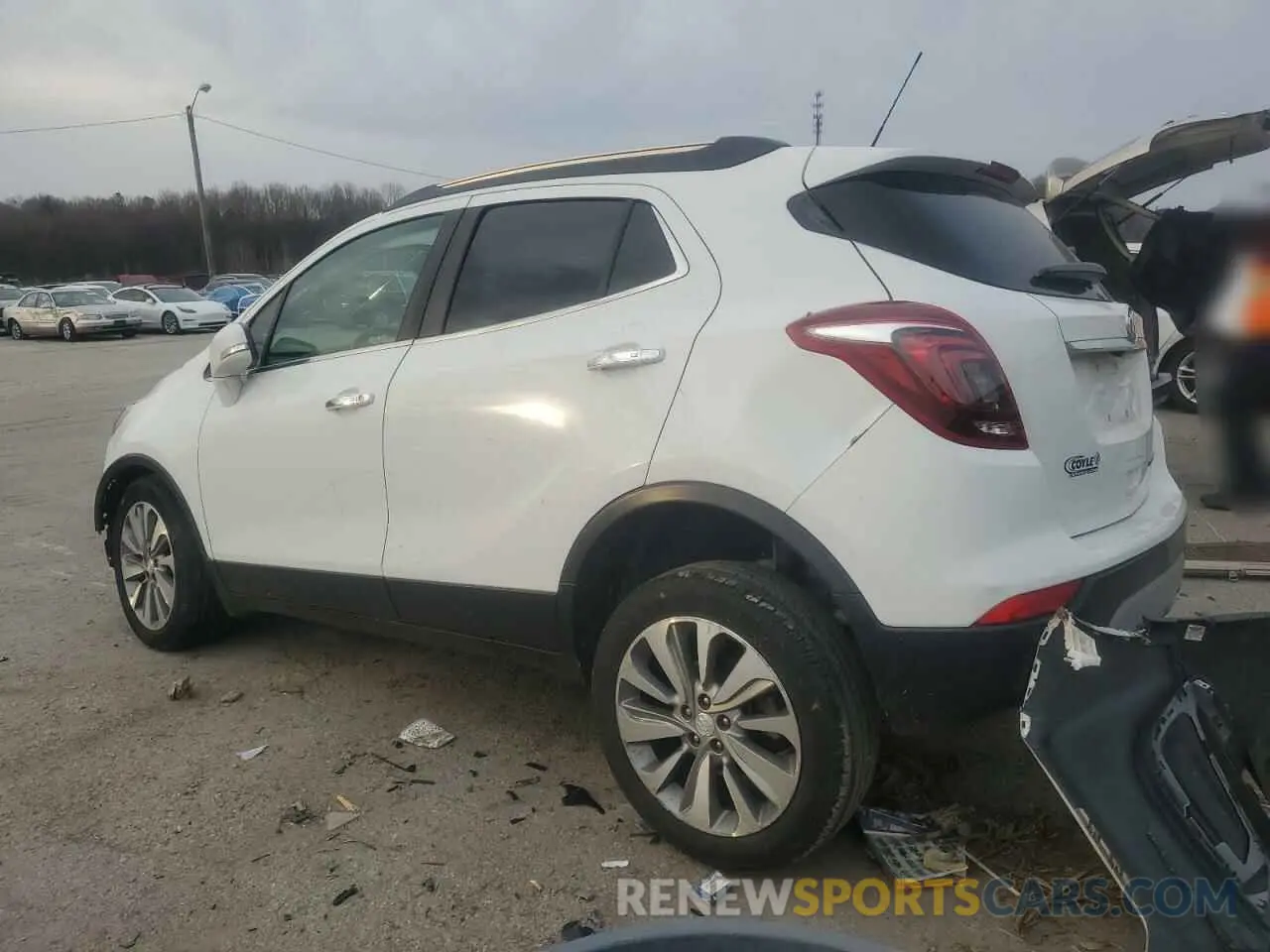 2 Фотография поврежденного автомобиля KL4CJASB0KB724450 BUICK ENCORE 2019
