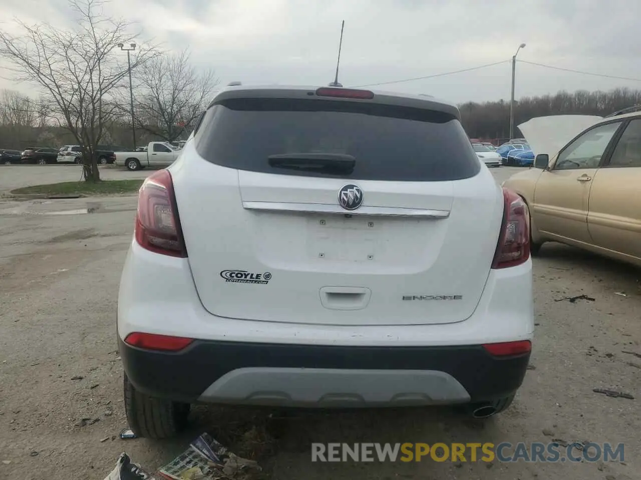 6 Фотография поврежденного автомобиля KL4CJASB0KB724450 BUICK ENCORE 2019