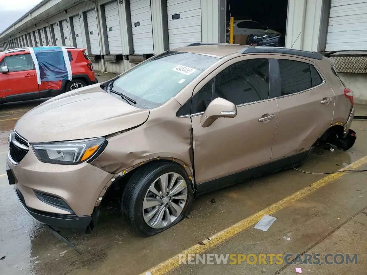 1 Photograph of a damaged car KL4CJASB0KB725453 BUICK ENCORE 2019