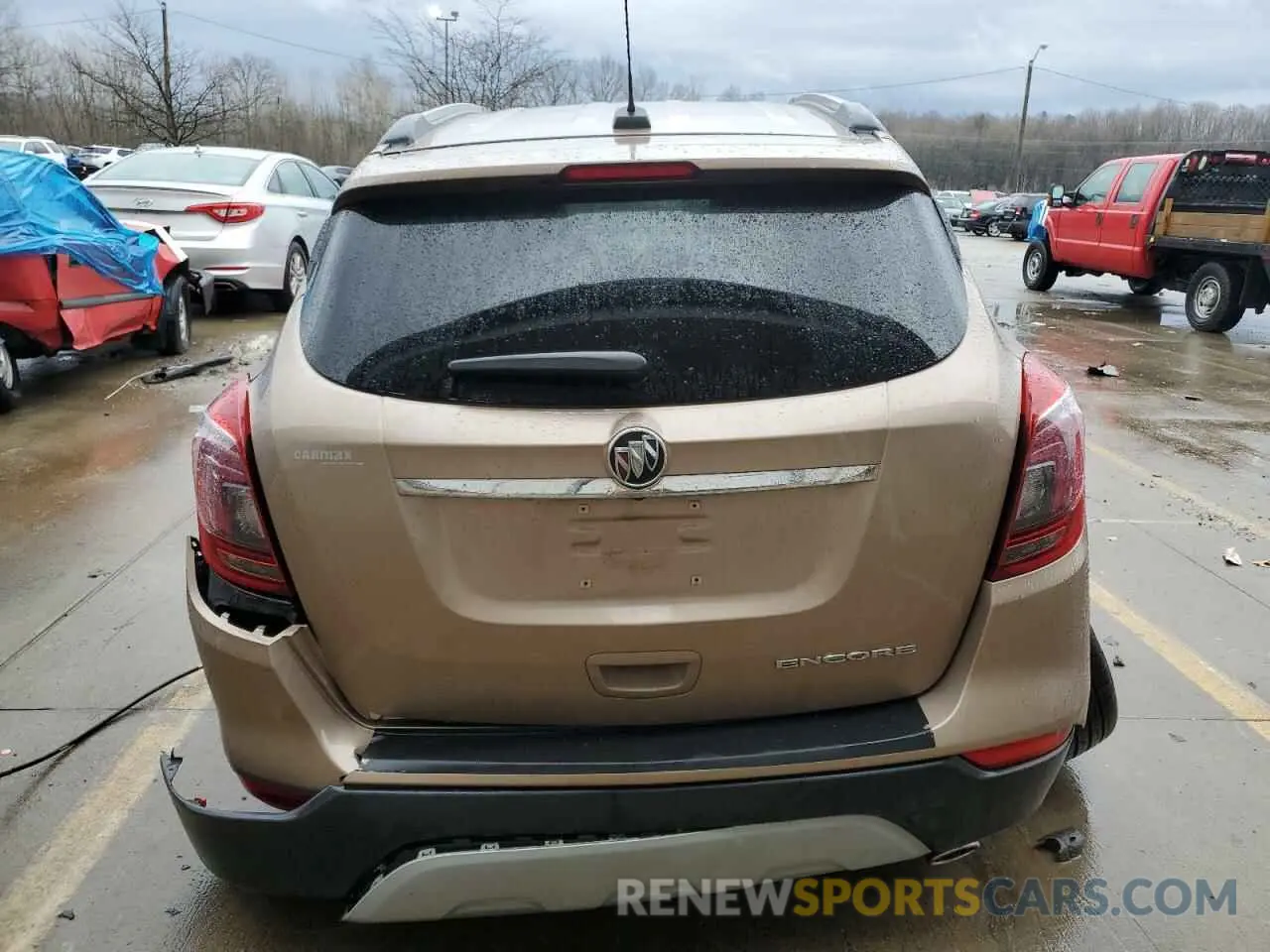 6 Photograph of a damaged car KL4CJASB0KB725453 BUICK ENCORE 2019