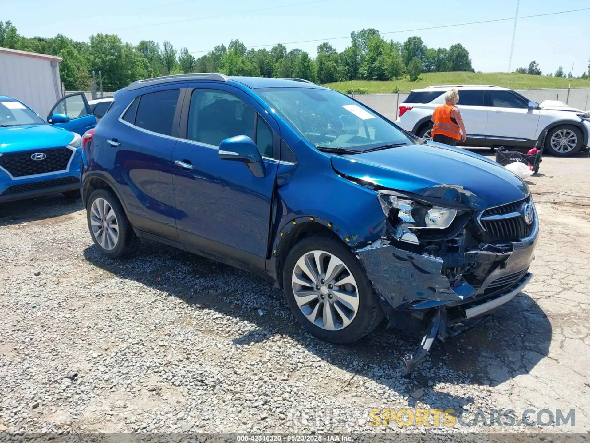 1 Фотография поврежденного автомобиля KL4CJASB0KB751485 BUICK ENCORE 2019