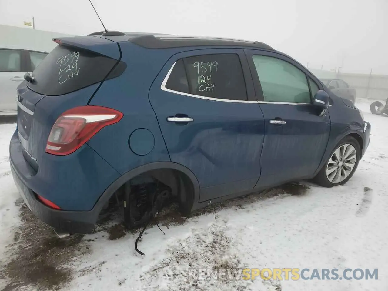 3 Фотография поврежденного автомобиля KL4CJASB0KB829599 BUICK ENCORE 2019
