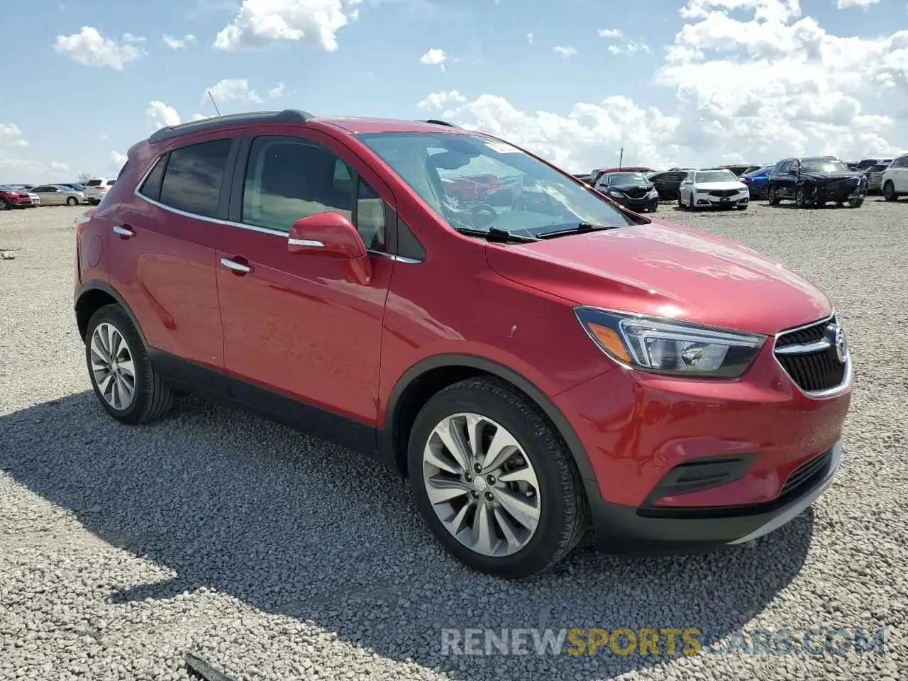 4 Фотография поврежденного автомобиля KL4CJASB0KB863557 BUICK ENCORE 2019
