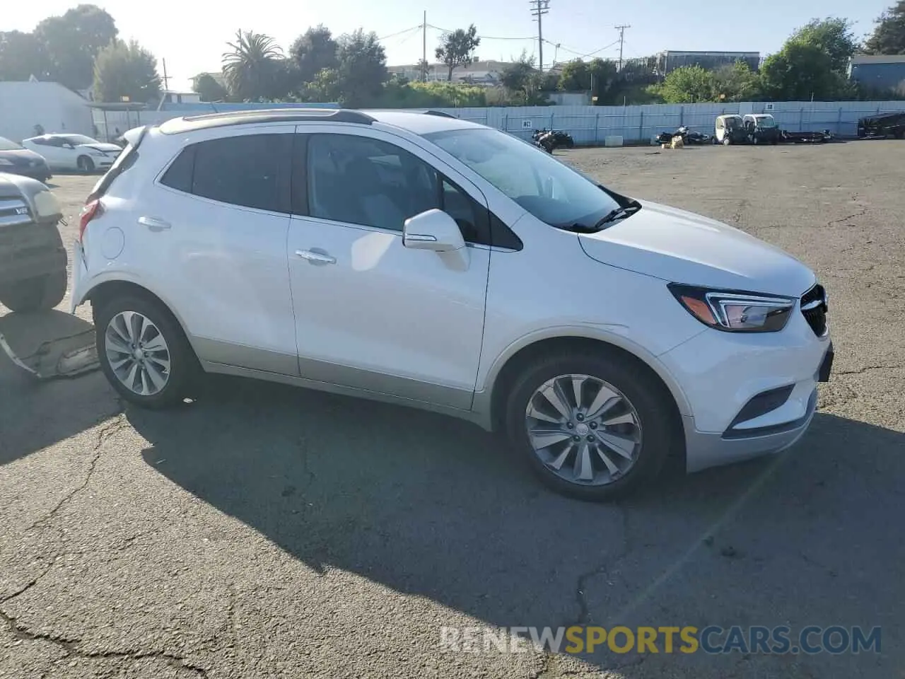 4 Photograph of a damaged car KL4CJASB0KB924552 BUICK ENCORE 2019