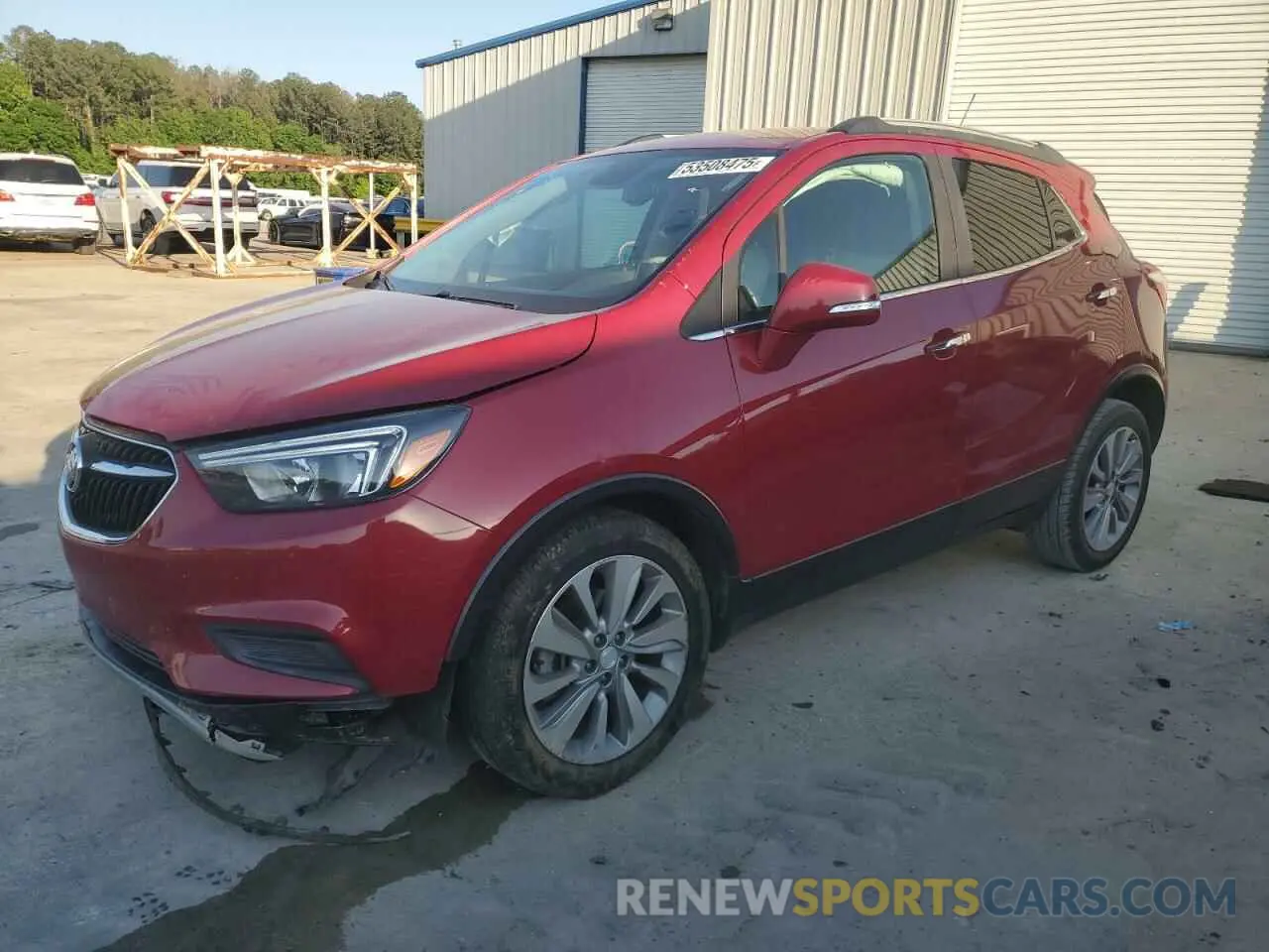 1 Фотография поврежденного автомобиля KL4CJASB0KB953159 BUICK ENCORE 2019