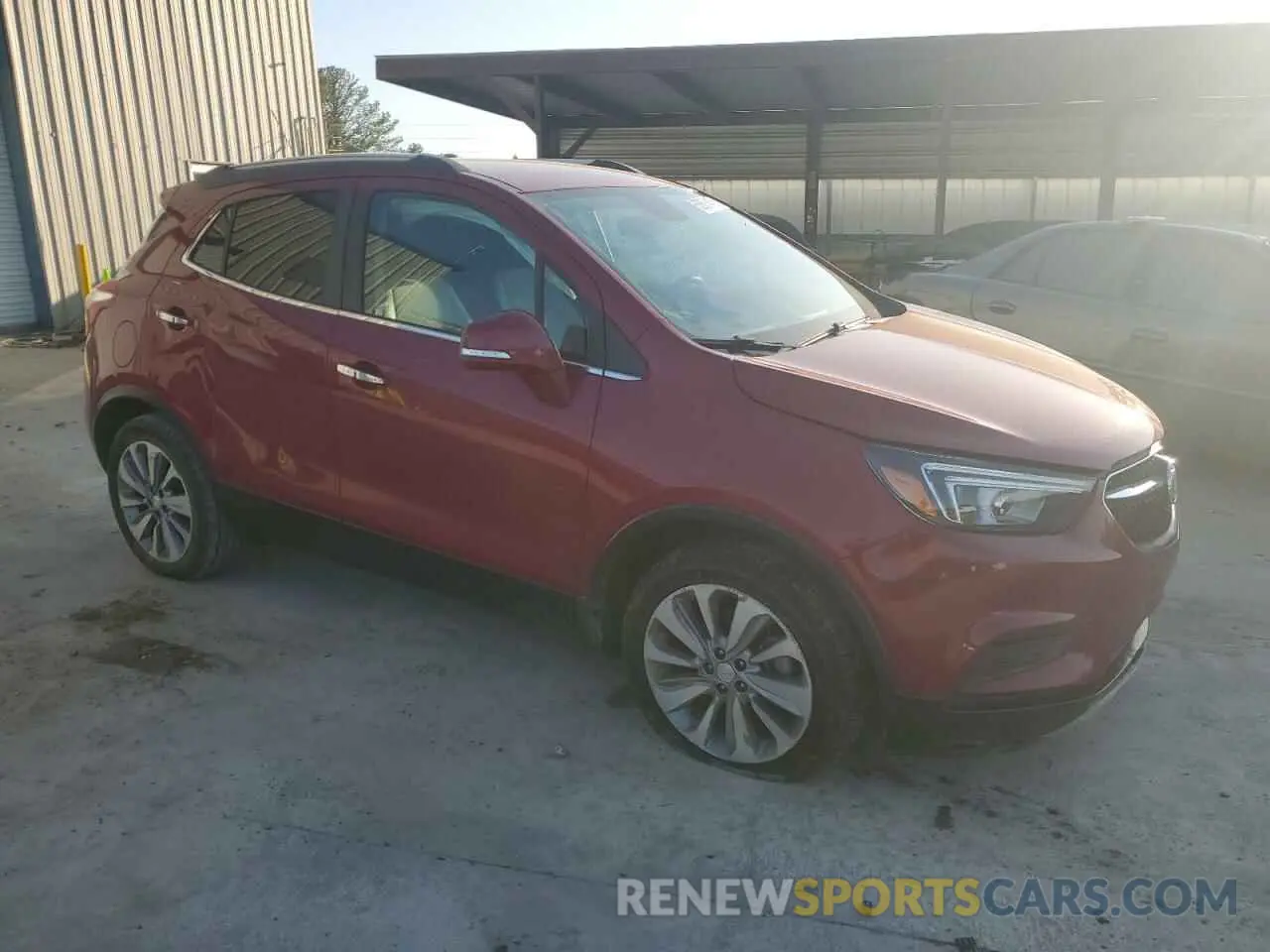 4 Фотография поврежденного автомобиля KL4CJASB0KB953159 BUICK ENCORE 2019