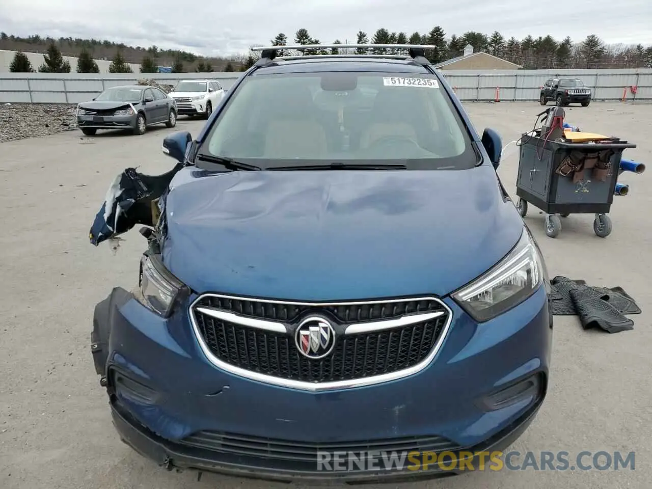 5 Фотография поврежденного автомобиля KL4CJASB0KB960774 BUICK ENCORE 2019