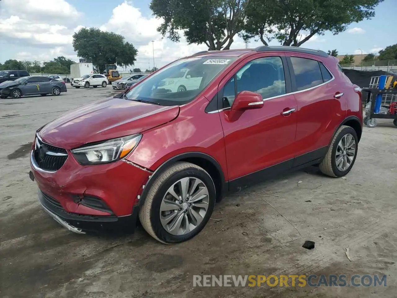 1 Фотография поврежденного автомобиля KL4CJASB1KB712890 BUICK ENCORE 2019
