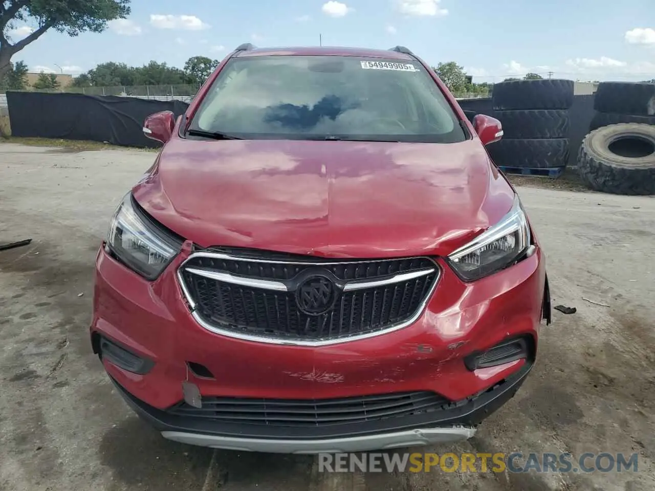5 Фотография поврежденного автомобиля KL4CJASB1KB712890 BUICK ENCORE 2019