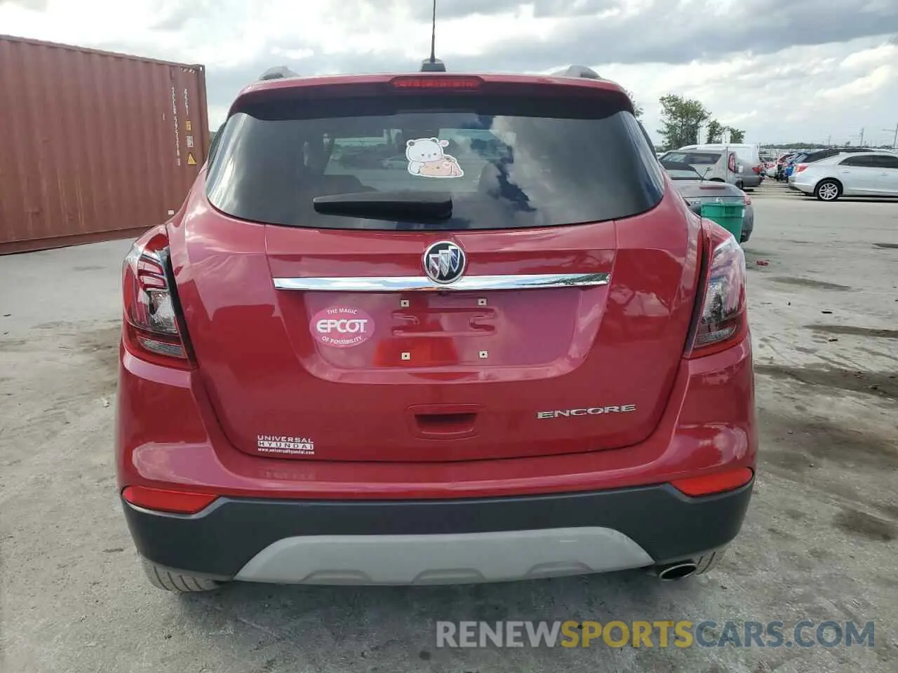 6 Фотография поврежденного автомобиля KL4CJASB1KB712890 BUICK ENCORE 2019