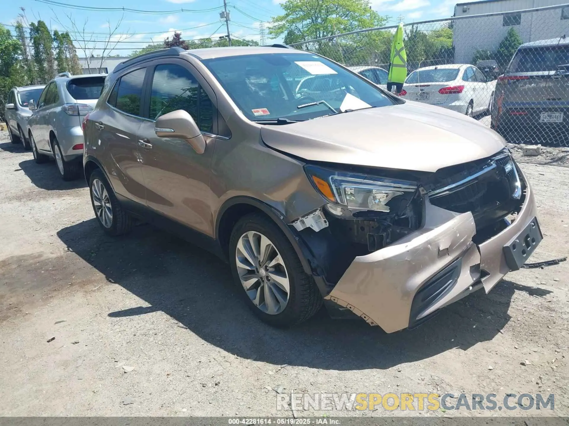 1 Photograph of a damaged car KL4CJASB1KB714557 BUICK ENCORE 2019