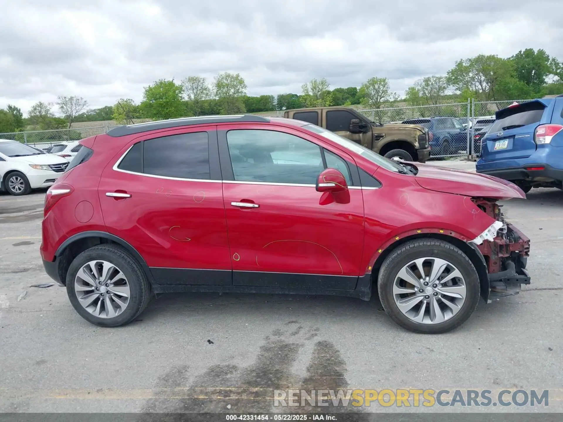 14 Фотография поврежденного автомобиля KL4CJASB1KB726000 BUICK ENCORE 2019