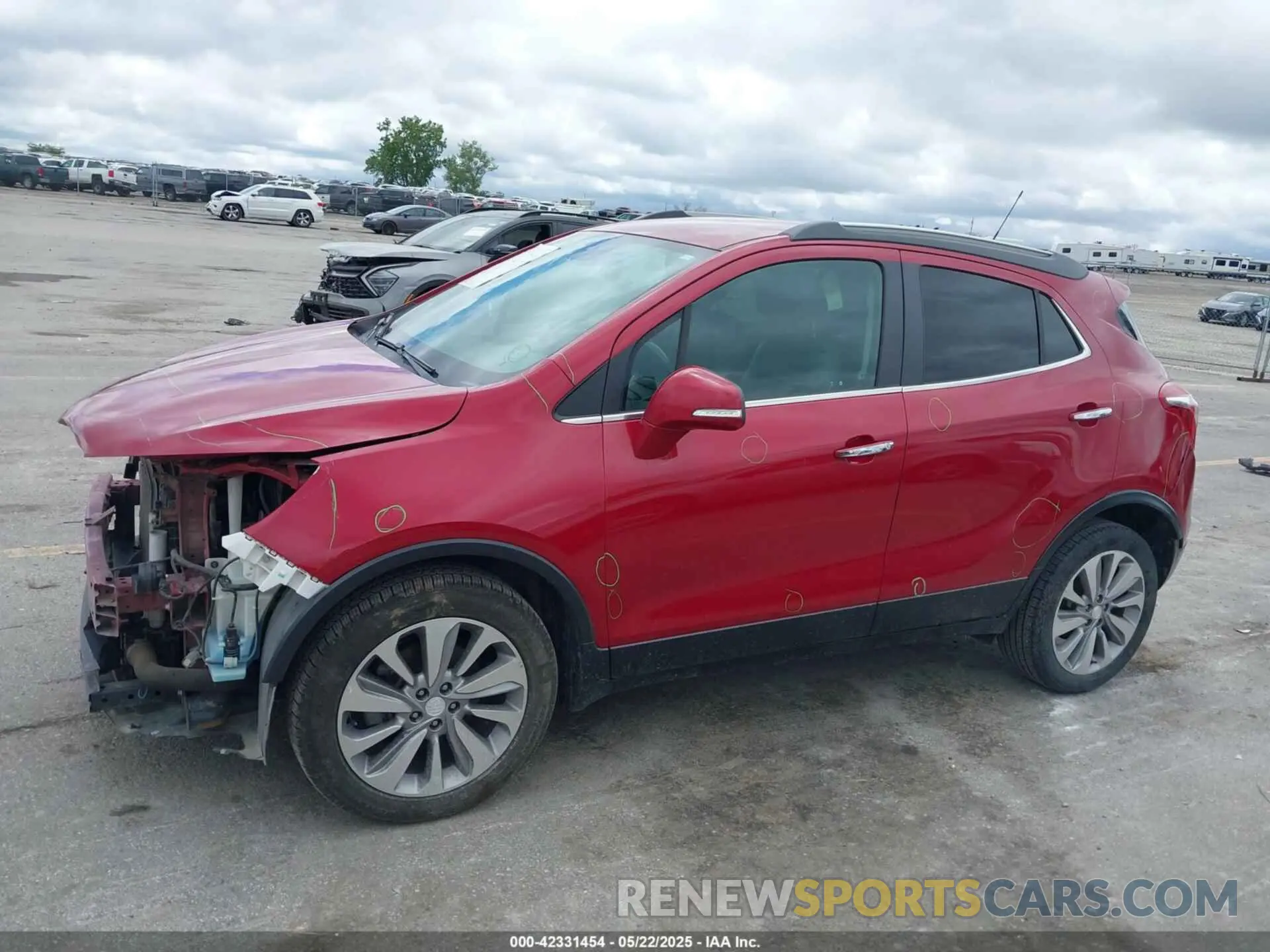 18 Фотография поврежденного автомобиля KL4CJASB1KB726000 BUICK ENCORE 2019