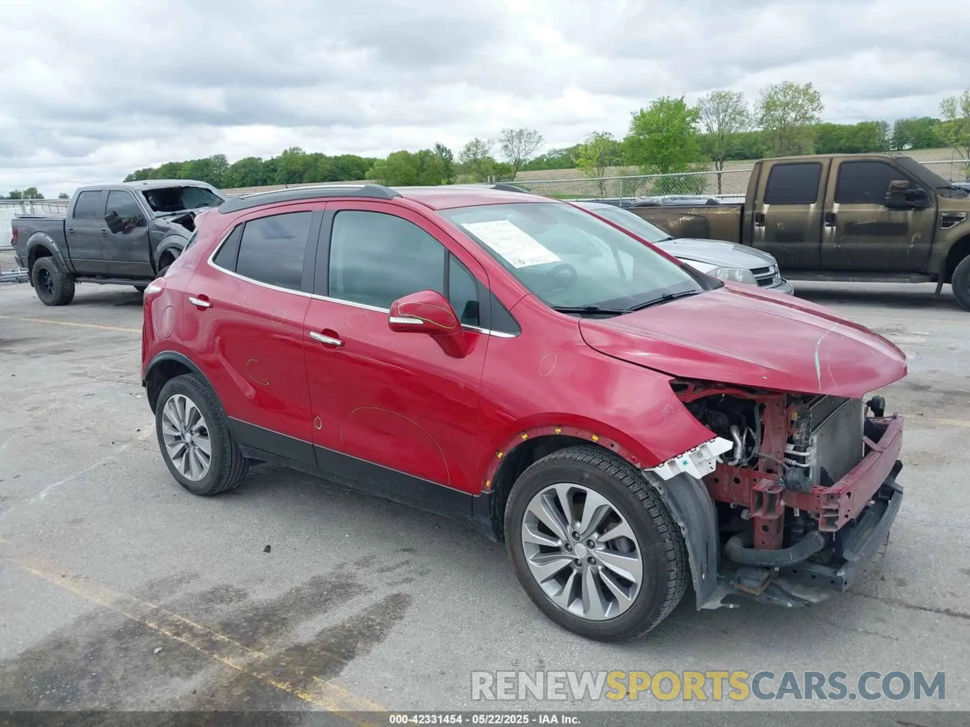 19 Фотография поврежденного автомобиля KL4CJASB1KB726000 BUICK ENCORE 2019