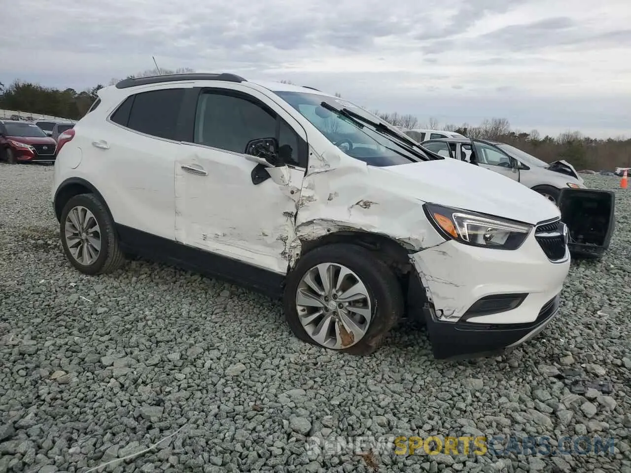 4 Photograph of a damaged car KL4CJASB1KB826632 BUICK ENCORE 2019