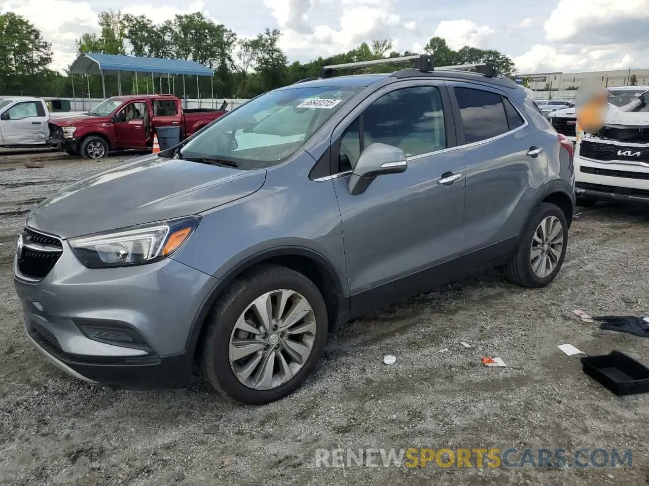 1 Photograph of a damaged car KL4CJASB1KB935298 BUICK ENCORE 2019