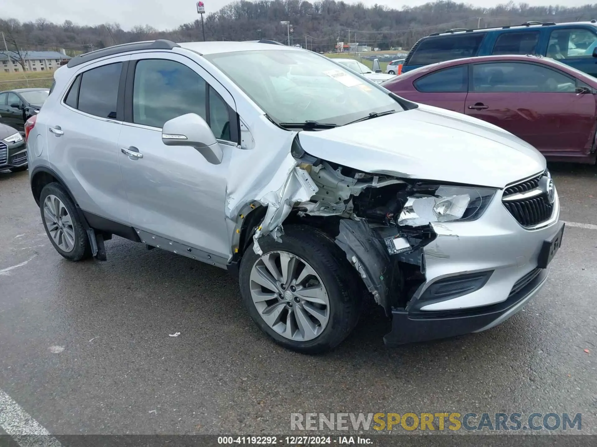 1 Photograph of a damaged car KL4CJASB2KB701333 BUICK ENCORE 2019