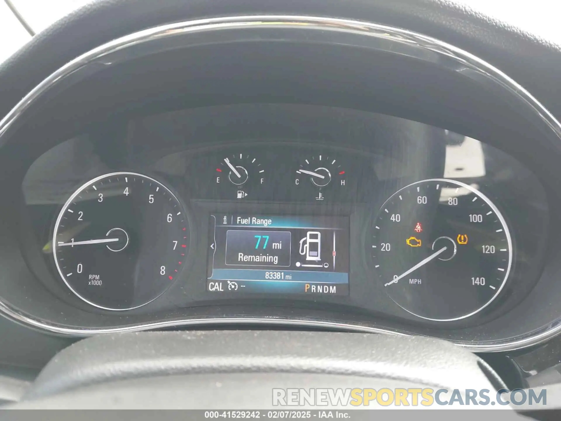 7 Photograph of a damaged car KL4CJASB2KB821276 BUICK ENCORE 2019