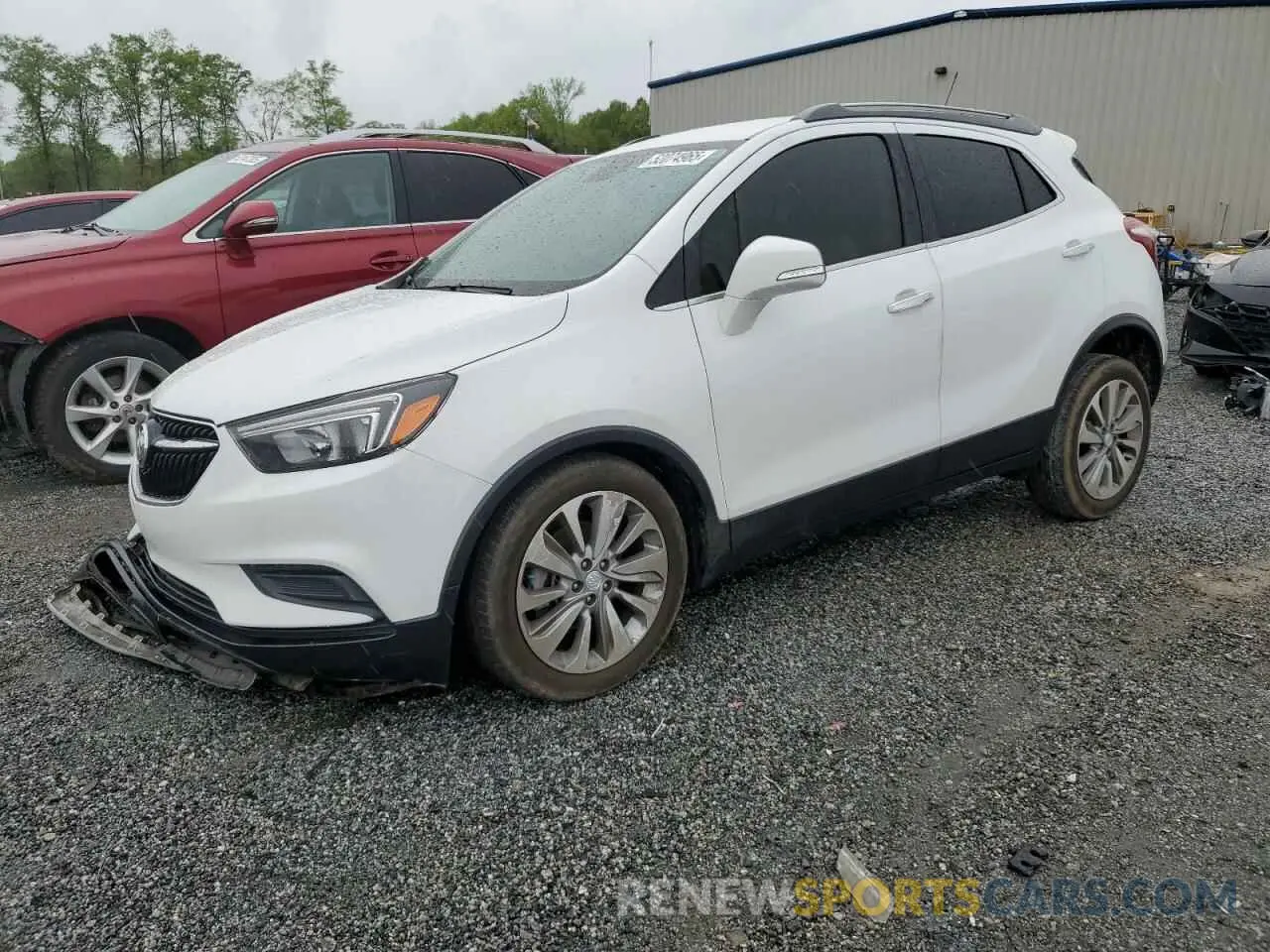 1 Photograph of a damaged car KL4CJASB2KB883227 BUICK ENCORE 2019