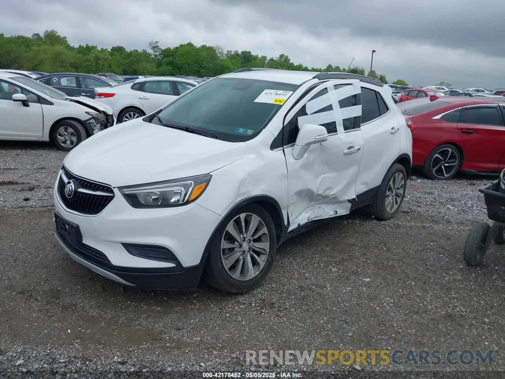 2 Photograph of a damaged car KL4CJASB3KB712695 BUICK ENCORE 2019
