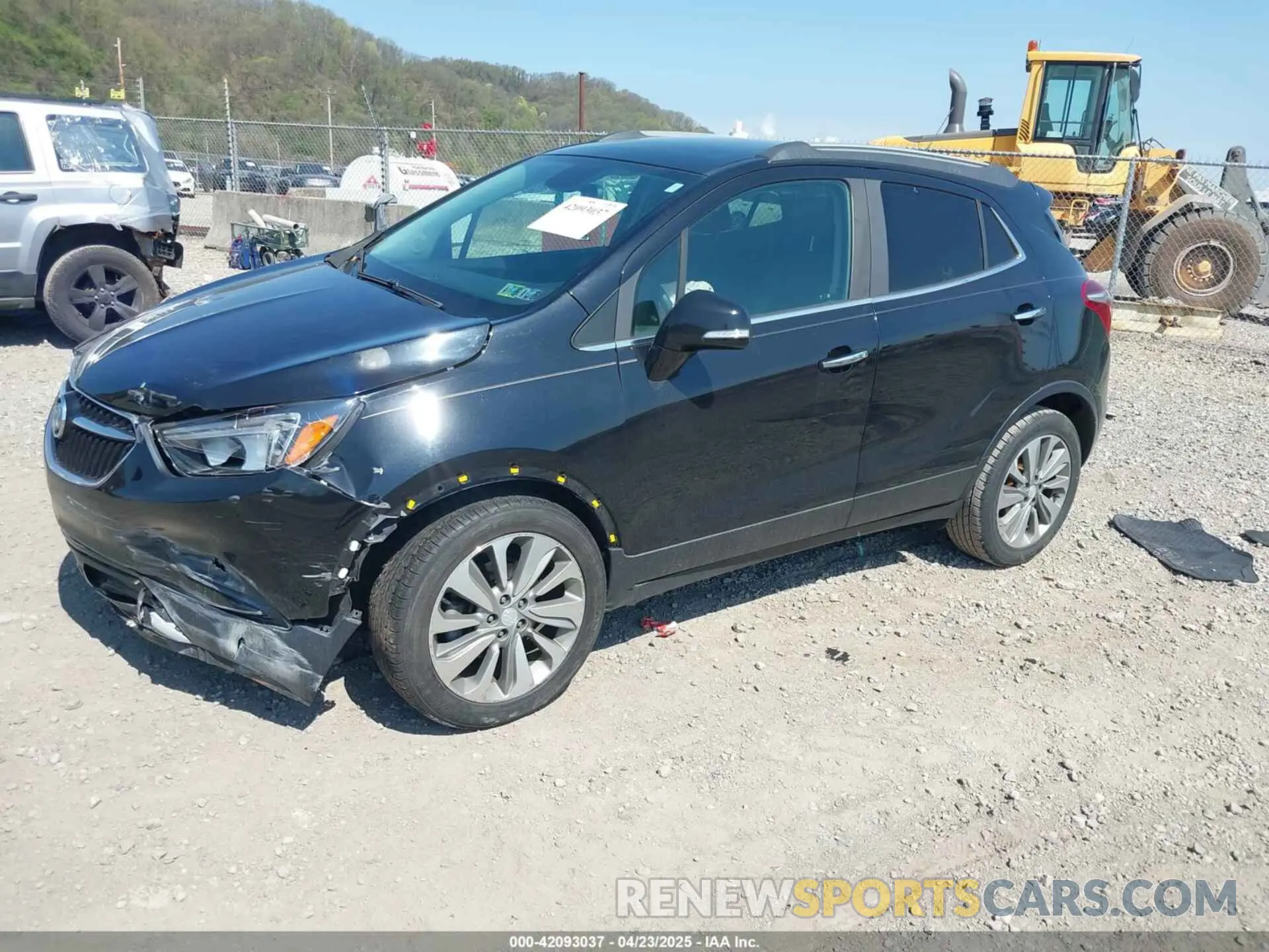2 Фотография поврежденного автомобиля KL4CJASB3KB723356 BUICK ENCORE 2019
