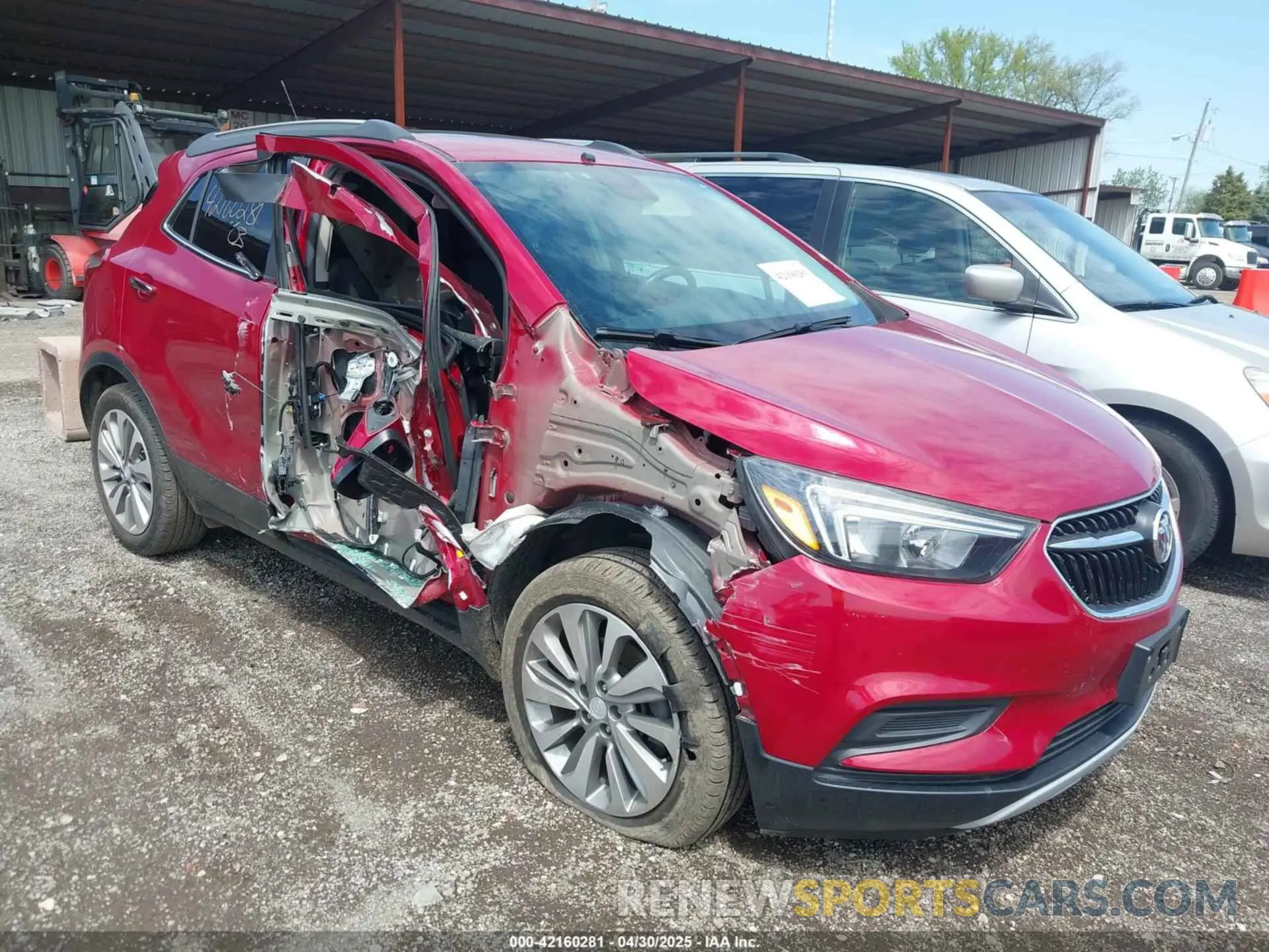1 Photograph of a damaged car KL4CJASB3KB786909 BUICK ENCORE 2019