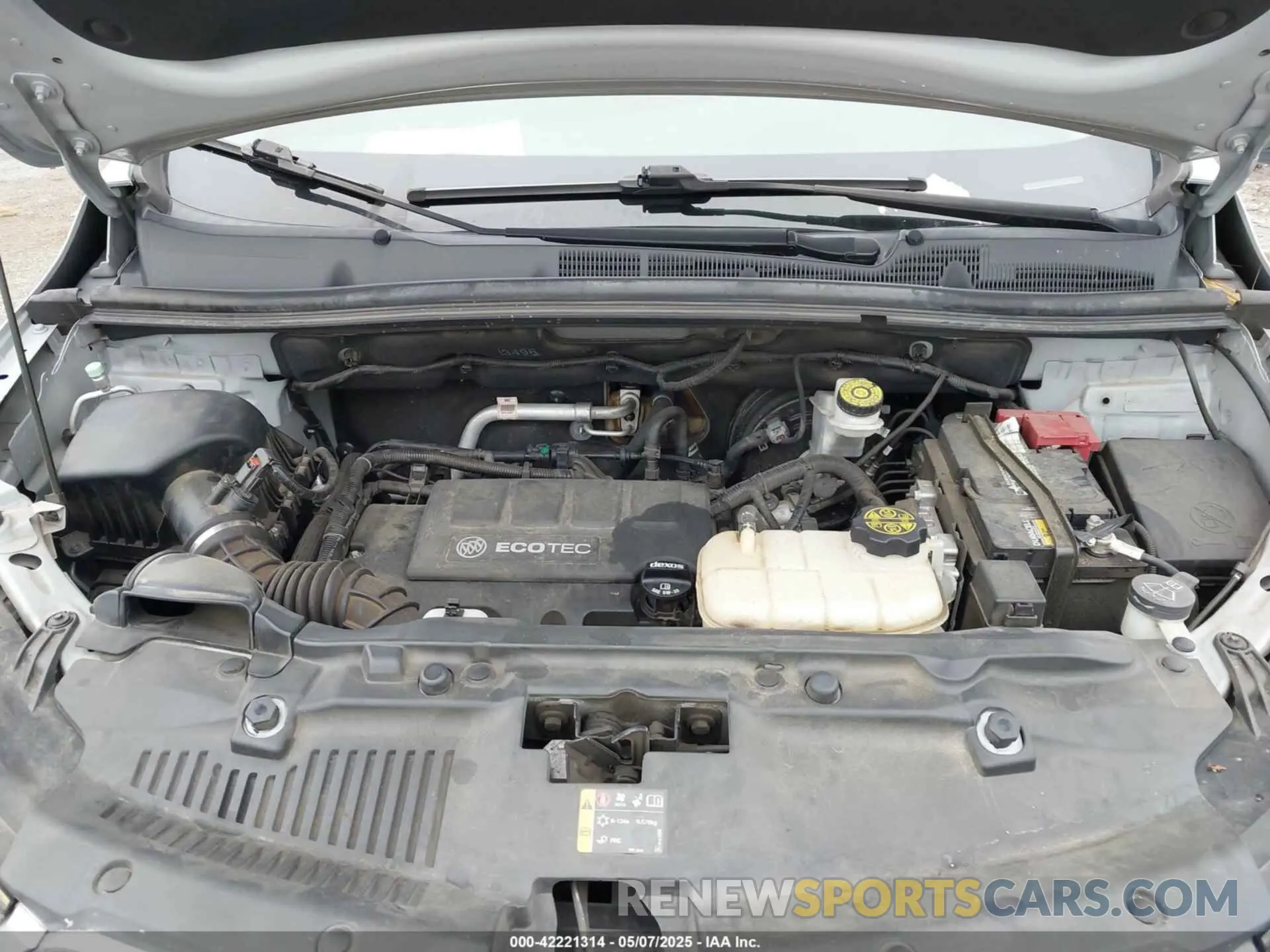10 Фотография поврежденного автомобиля KL4CJASB3KB801862 BUICK ENCORE 2019