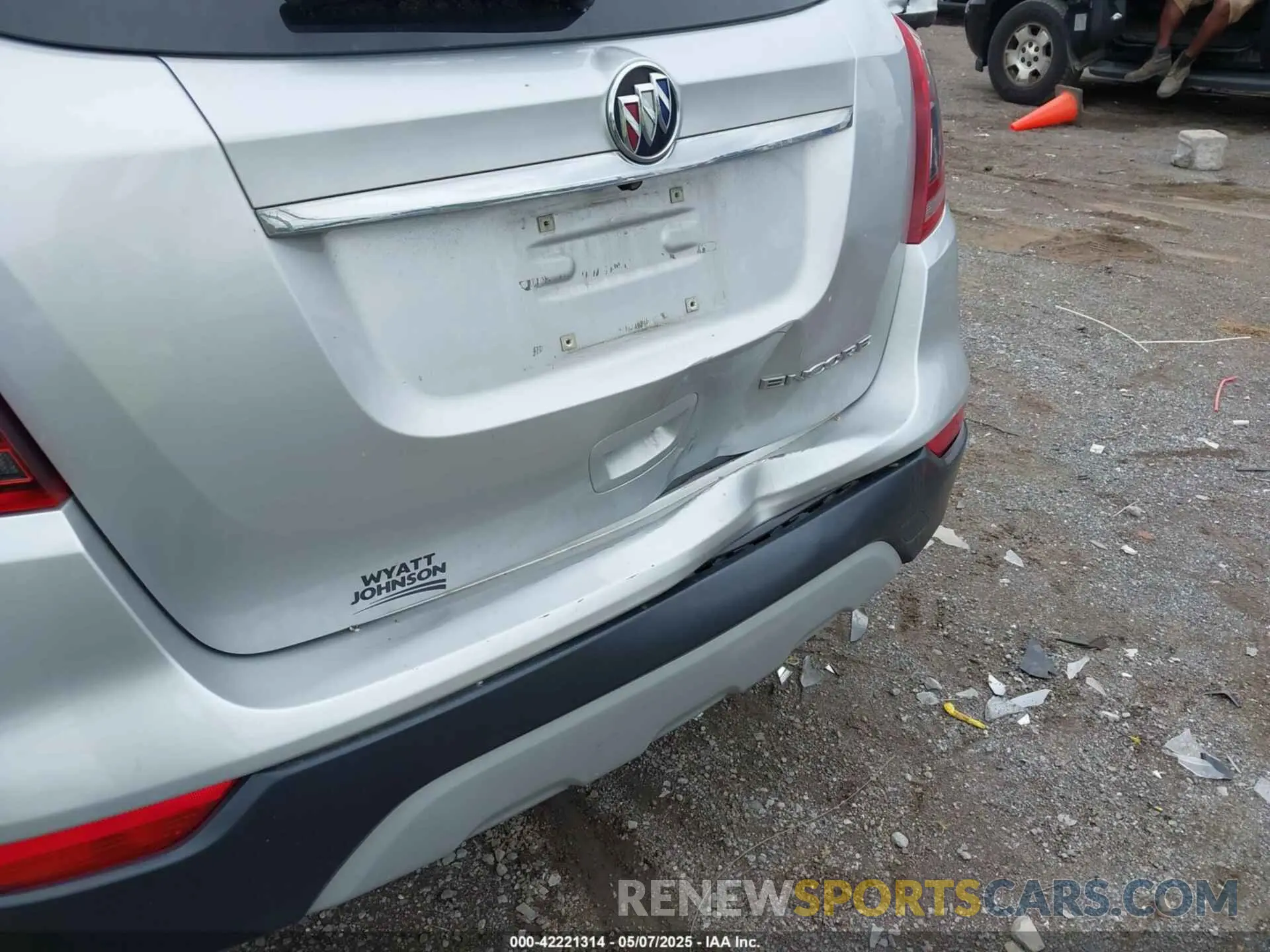 6 Фотография поврежденного автомобиля KL4CJASB3KB801862 BUICK ENCORE 2019