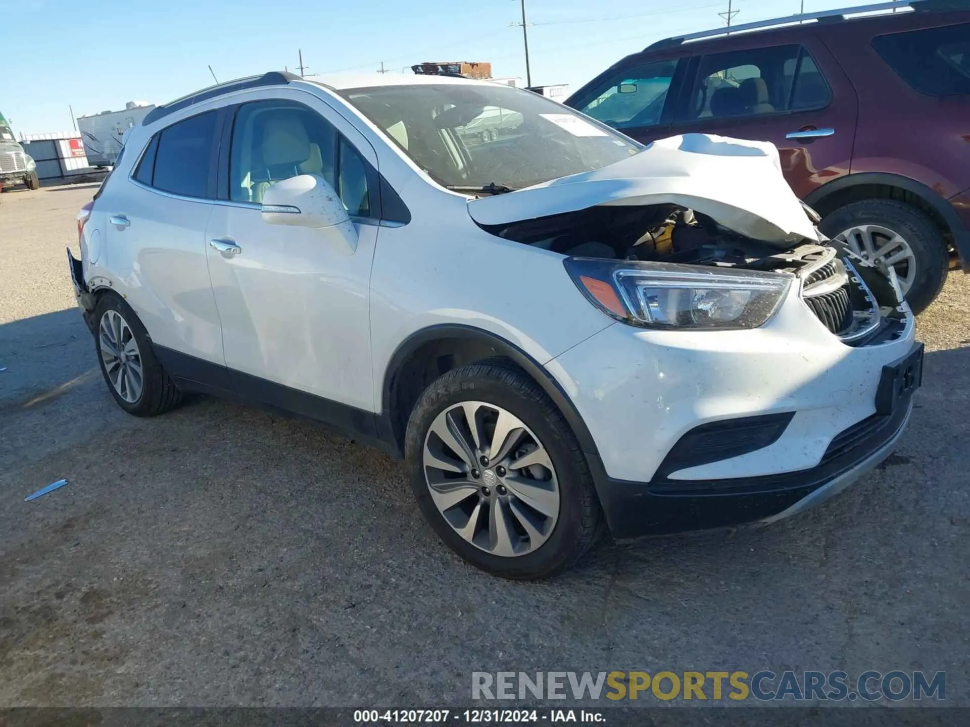 1 Photograph of a damaged car KL4CJASB3KB848809 BUICK ENCORE 2019