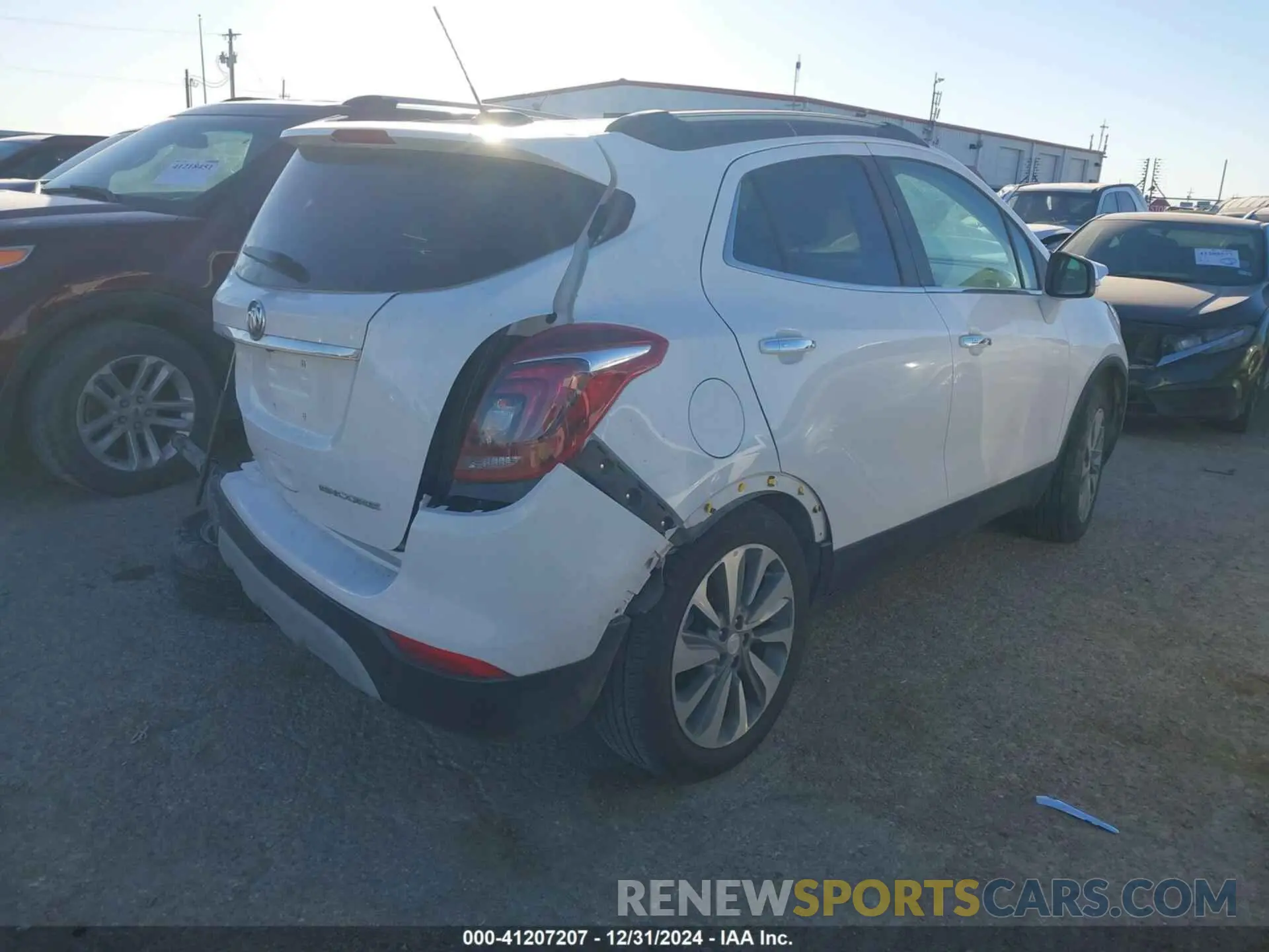 4 Photograph of a damaged car KL4CJASB3KB848809 BUICK ENCORE 2019
