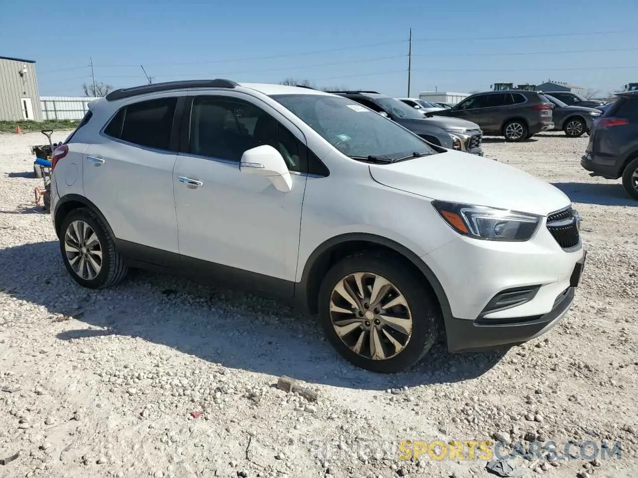 4 Фотография поврежденного автомобиля KL4CJASB3KB908863 BUICK ENCORE 2019